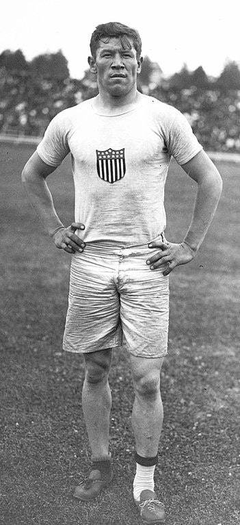 Jim Thorpe 1912 Olympics mismatched shoes