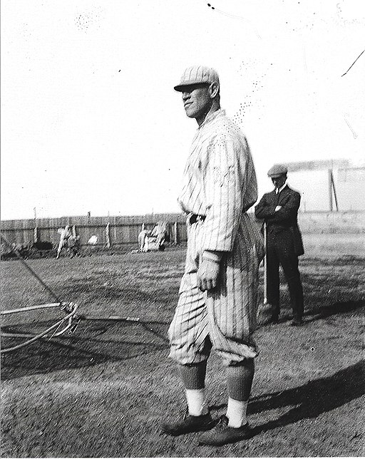Jim Thorpe during spring training with the New York Giants